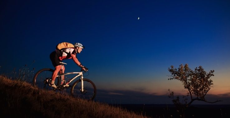 night mountain biking