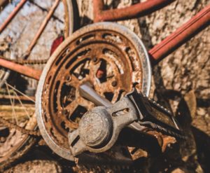 rusted bike chain fix